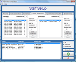 staff setup screen shot