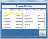 Income centre screen shot